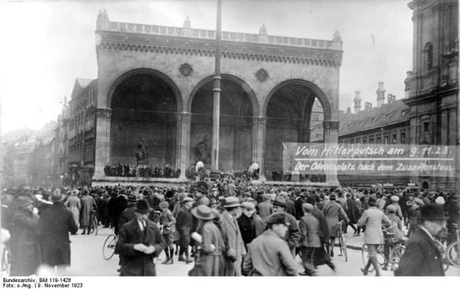 Hitler-Putsch, München, Odeonsplatz